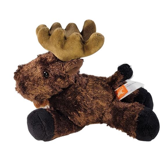 Wild Republic Plush Moose Toy, 7 Inch Stuffed Animal Brown Tan Very Soft - Picture 6 of 15